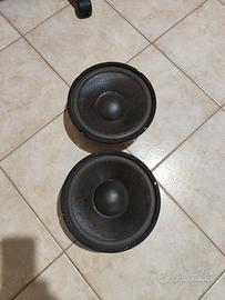 Coppia altoparlanti 100 w 8 ohm diametro 25 cm