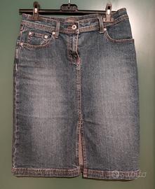Gonna Motivi di jeans, tg. 42