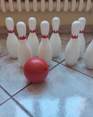 gioco bambini bowling in plastica 