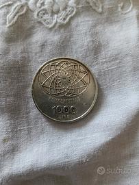Moneta 1000 lire in Argento 1970 Roma Capitale