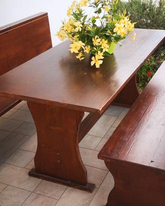 Set birreria legno massello