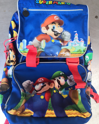 Zaino scuola per bambini Super Mario Bros