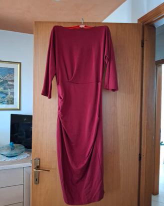 Vestito medio/lungo bordeaux 