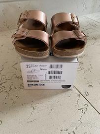 Birkenstock arizona Kids n.35 Rose gold metallic