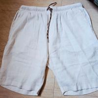GIANNI LUPO 100% LINEN SHORTS