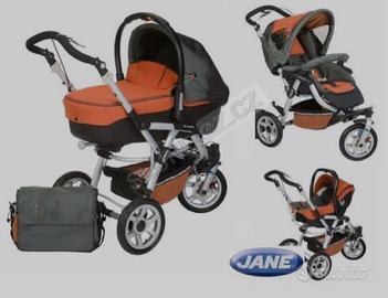 Trio jane’ slalom rosso e nero