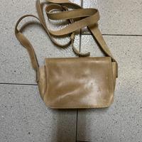 Borsa in pelle beige