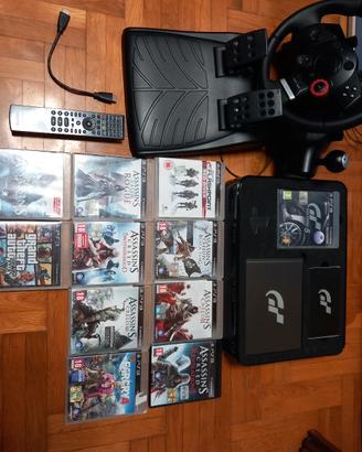 playstation 3 + 10 giochi e acessori