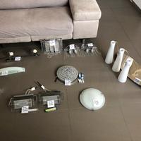 Blocco Lampadari e applique stile moderno- stock