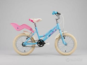 Bicicletta bambina 12 pollici azzurra e rosa