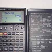 Calcolatrice Casio FX-4800P Dot Matrix vintage
