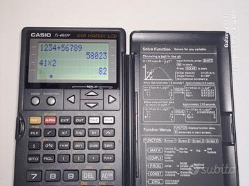 Calcolatrice Casio FX-4800P Dot Matrix vintage