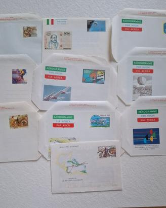 Lotto  aerogrammi e biglietti postali dall'Italia