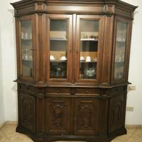 Mobile sala cristalliera in Vero Legno