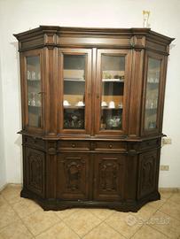 Mobile sala cristalliera in Vero Legno