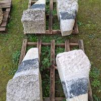 Paracarri in marmo 7 pezzi