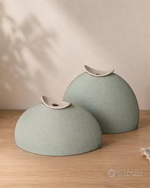 Coppia Vasi Lineasette CeramicaGres Design moderno
