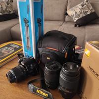Set fotografico reflex Nikon