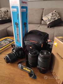 Set fotografico reflex Nikon
