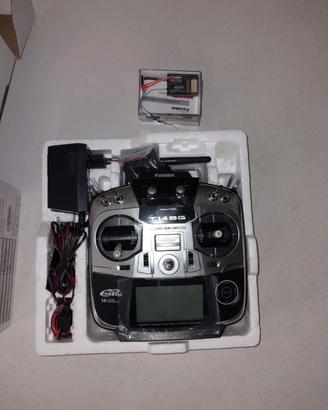 Radiocomando futaba 14 sg e carica batterie aeromo