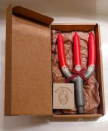 Natale - Candela natalizia tradizionale nordica