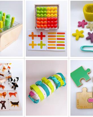 Lovevery Companion giochi legno Montessori