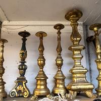 Candelieri in legno antichi