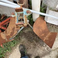 Aratro voltino ditta Olivero x motocoltivatore