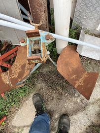 Aratro voltino ditta Olivero x motocoltivatore