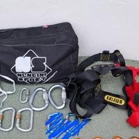 set da ferrata e arrampicata