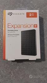 Seagate HDD Expansion + 2 TB nuovo
