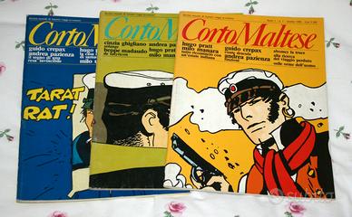Riviste FUMETTI,Gadget serie Corto Maltese,LEGGI!