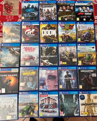 Giochi  usati Ps4 in blocco