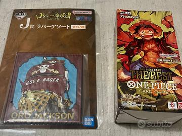 Box card one piece PRB-01 +bonus patch GOL D Roger