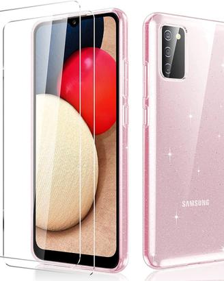 COVER SAMSUNG GALAXY A02S/A03S GLITTER Nuova