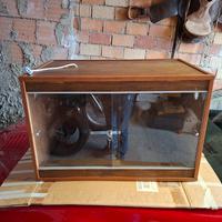 Terrario/Teca per rettili  82cm x 53cm x 53cm