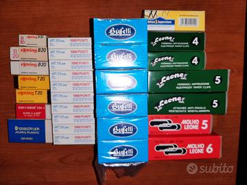 Cartoleria ufficio varie, leggi