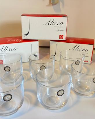 Set 6 Bicchieri RCR Cristalleria Italiana "ALISEO"