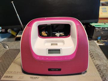 Supporto iPOD Memorex e radio FM miniMove Boombox,