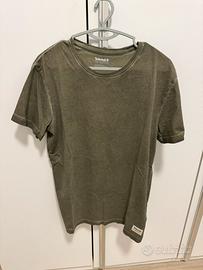 T-shirt Timberland uomo Taglia S verde oliva