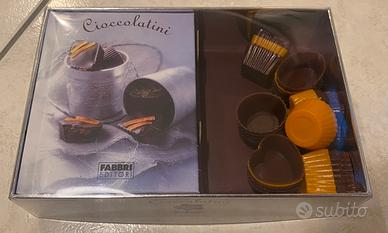 Libro ricette cioccolatini con pirottini silicone