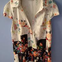 Camicetta a fiori Cannella 