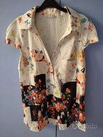 Camicetta a fiori Cannella 