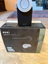 Nuki smartlock 2.0 nero con hub dimestico bridge