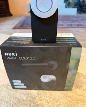 Nuki smartlock 2.0 nero con hub dimestico bridge