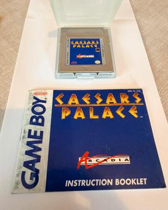 Nintendo Game Boy gioco + libretto Caesars Palace