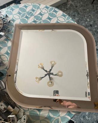 Set bagno vintage specchio cristallo fumé RJ SpA