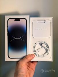 Iphone 14 Pro Nero 128gb + scatola e accessori