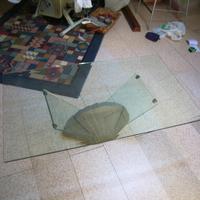 Tavolino salotto in vetro