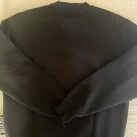 Felpa uomo colore nero versace jeans couture